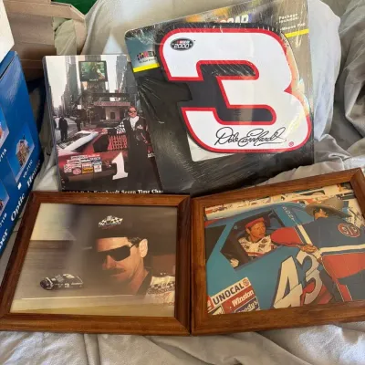 Dale Earnhardt and NASCAR Memorabilia Lot