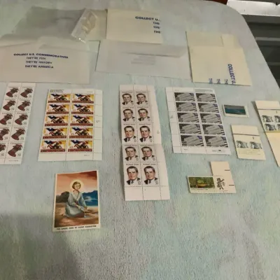 Vintage U.S. Postage Stamp Collection – Commemorative Sheets, Nixon & Booklets