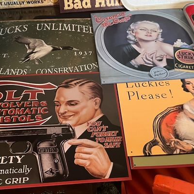 Classic Vintage Metal Signs