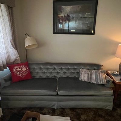 Drexel Heritage Blue Vintage Sofa