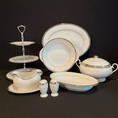 Ancestral Fine Translucent China Serving Pieces