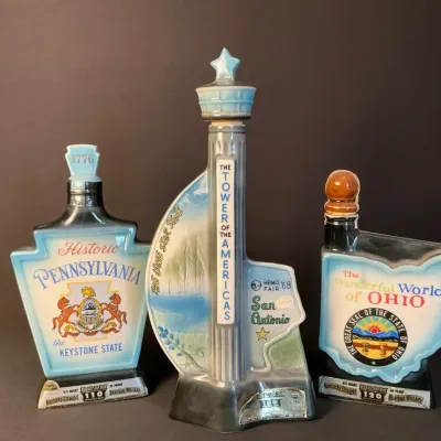 1968 Jim Beam Tower of the Americas Decanter & More