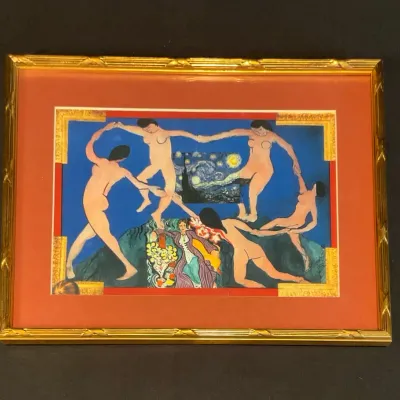 Print of A Matisse And Van Gogh Collage
