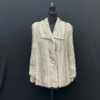 Mink & Chunky Knit Jacket