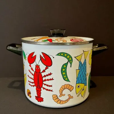 San Ignacio, Nantucket Enamelware Stock Pot