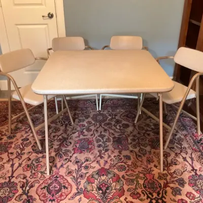 Hamilton Cosco Folding Table And Chairs