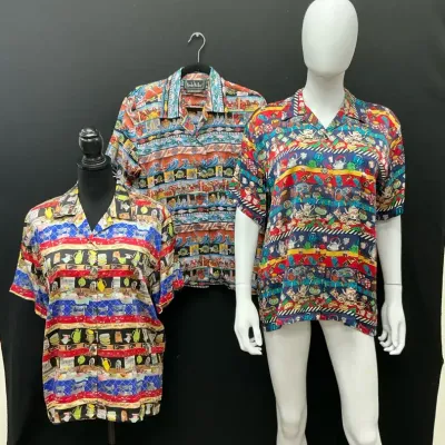 Nicole Miller Silk Shirts, Size M
