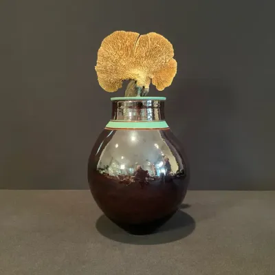 Studio Art Ceramic And Organic Vase
