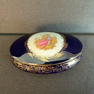 Limoges Castle French Trinket Dish 