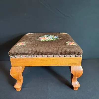 Nifty Needlepoint Stool