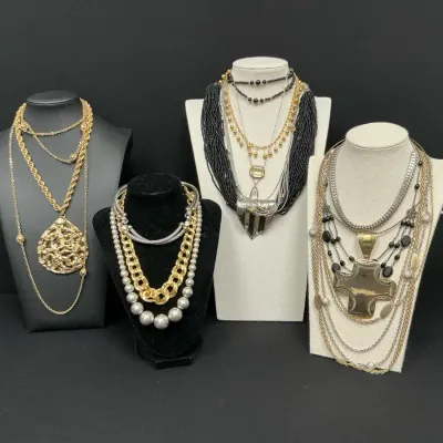 Black And Gold Necklaces 