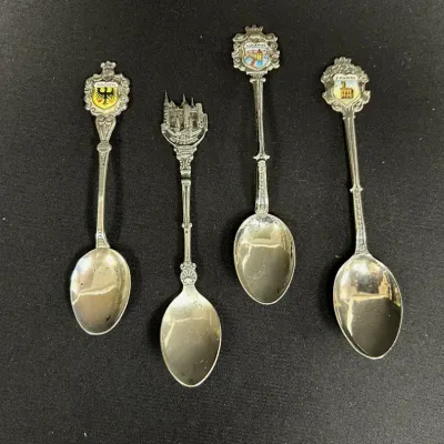 “800” Silver Travel Spoons