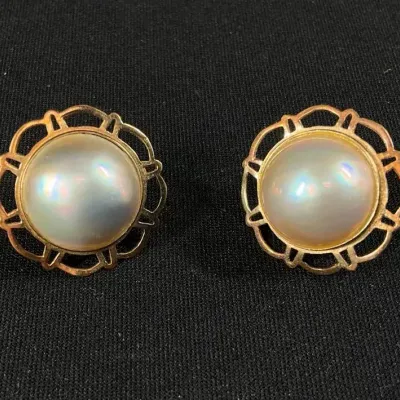14K And Pearl Earrings*