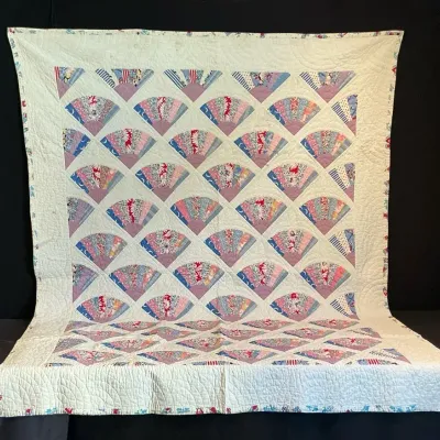 Grandmother’s Fan Patchwork Quilt