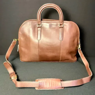 Coach Bancroft Leather Satchel 