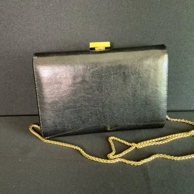 Neiman Marcus Hard Shell Clutch 