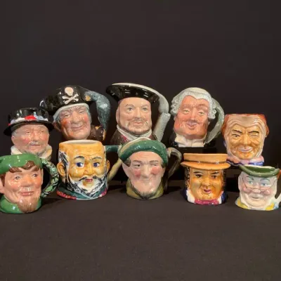 Collection Of Small Character Jugs