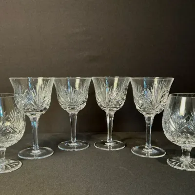 Gorham Cherrywood Crystal Stemmed Glasses & More