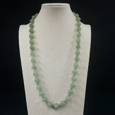 Pale Green Jade Necklace
