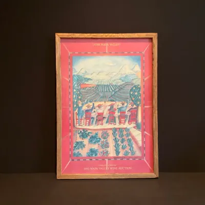 Framed Commemorative Poster ‘Viva Napa Valley!’