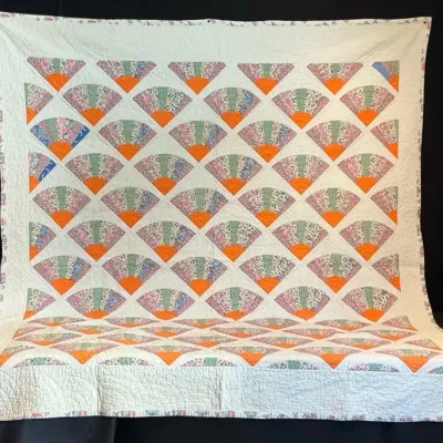 Grandmother’s Fan Patchwork Quilt