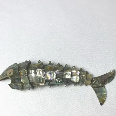 Abalone Articulated Fish Bottle Opener
