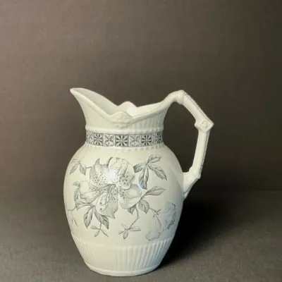 Johnson Brothers Floral Black Pitcher