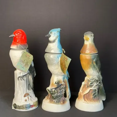1969 Jim Beam, Bird Trophy Series Decanters