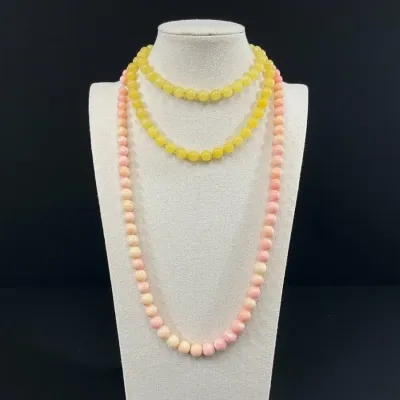 Yellow & Coral Color Stones