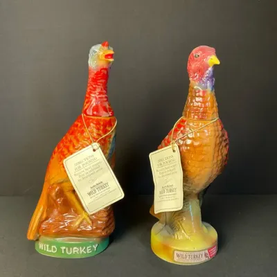 1970s Austin Nichols Wild Turkey Decanters