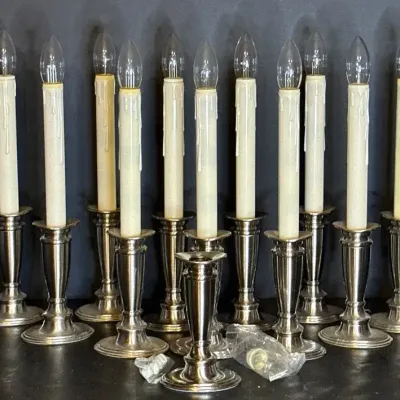 Valerie Battery Operated Window Candles/Candleholders: 12pcs