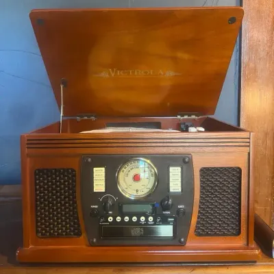 Victrola Navigator 8-in-1 Bluetooth Retro Style Record Player