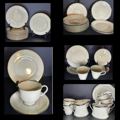 Lenox Moonspun, Mansfield, And Maywood Dishware