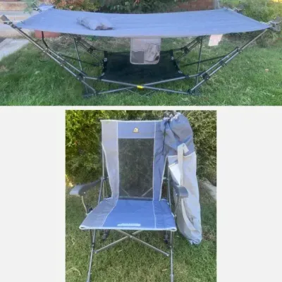 Like-New Pop Out Hammock & Pair of Roadtrip Rockers