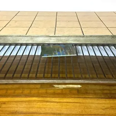 Ceramic Tile-Too Coffee Table With Metal Frame