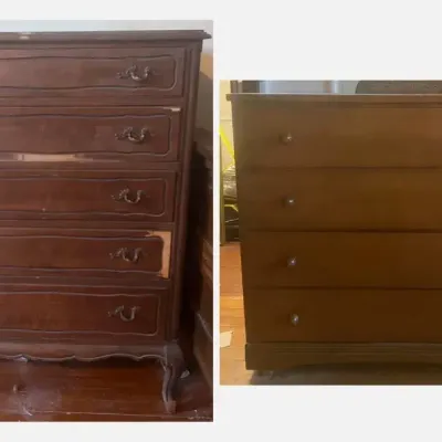 Vintage Chest of Drawers Makeover Project Duo