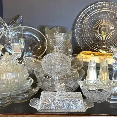 Crystal/Cut Glassware And More, Some Vintage