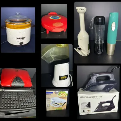 Small Appliances, Lot B: 9pcs