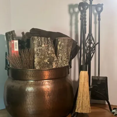 Vintage Fireplace Variety & Firewood