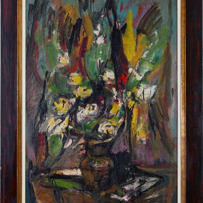 JAIME OATES (1912-2005). FLOWERS IN VASE.