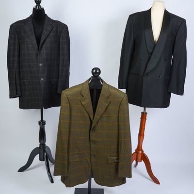 THREE ERMENEGILDO ZEGNA MEN'S JACKETS.