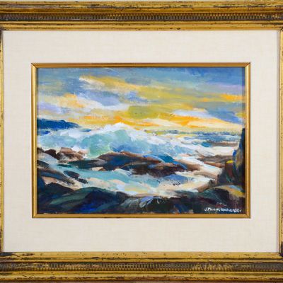 J. PHILLIP RICHARDS (1906-1991). KENNEBUNK SEASCAPE.