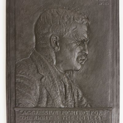 JAMES EARLE FRASER (AMERICAN 1876-1953). THEODORE ROOSEVELT.