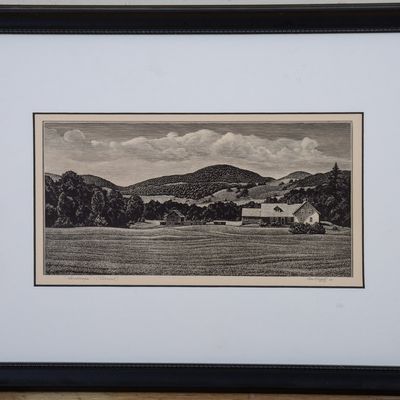 ASA CHEFFETZ. VERMONT LANDSCAPE.