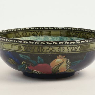 F.X. ABRAHAM FOR S. HANCOCK TITIAN WARE BOWL.