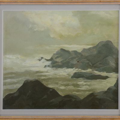 MAINE SEASCAPE, 1967.