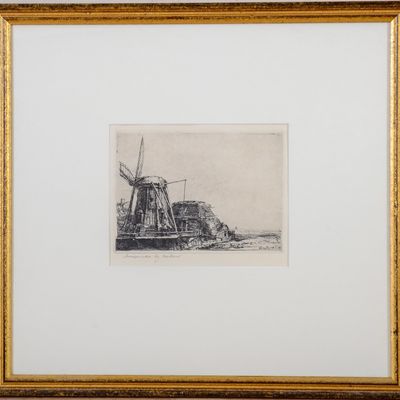 ENGRAVING, AFTER REMBRANDT.