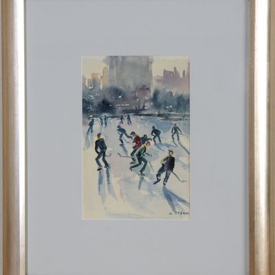 A. GRENER. CENTRAL PARK HOCKEY.