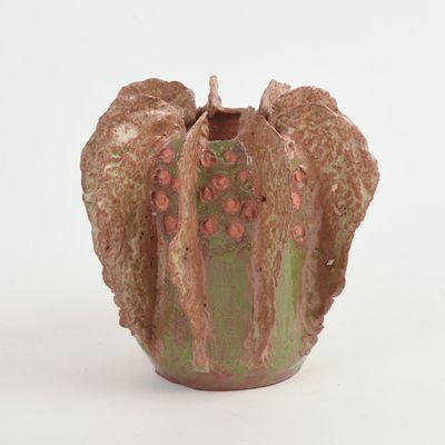 STUDIO POTTERY VASE.