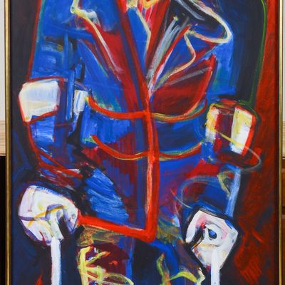 JUDITH WORACEK BARRY MULLEN (B. 1938). PORTRAIT OF A WOMAN.